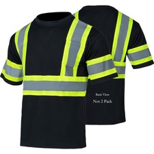 FONIRRA Safety Reflective High Visibility Shirt for Men ANSI Class 3 Hi Vis C...