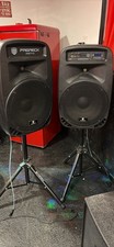 PRORECK PARTY15 Bluetooth Wired Active PA Speaker System XLR RCA USB Black