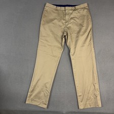 Banana Republic Pants Mens 36x34 Fits 36x32 Khaki Brown Tailored Slim Cotton