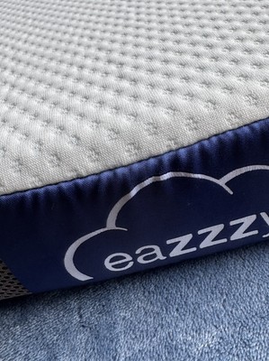 Eazzzy Topper Classic Matratzenauflage  100x200x7cm Weiß,Grau