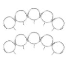 10pcs Curtain Rings Metal Drapery Eyelet Curtain Rings for Curtain Rod