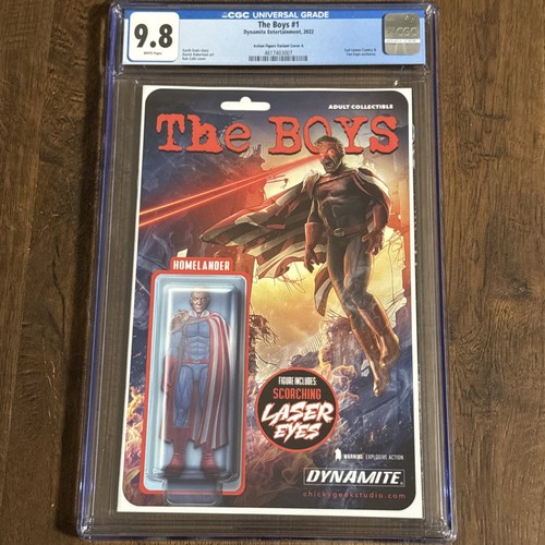 The Boys #1 Action Figure  Variant Cover A CGC 9.8 WP 2022 Limited To 500 🌟