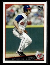 2009 Topps #72 David Dellucci Retro Gray Back Card Cleveland Indians