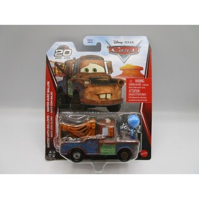 Disney Pixar Cars Mater With AVEC Ballon 20th Anniversary Diecast Car 1:55