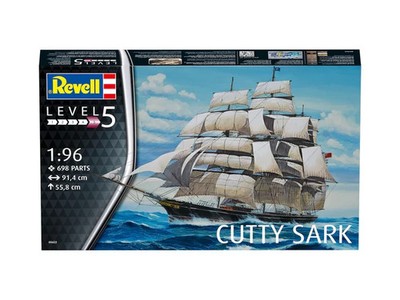 Revell G 5422 Cutty Sark Clipper Sailing Ship plastic model kit 1/96
