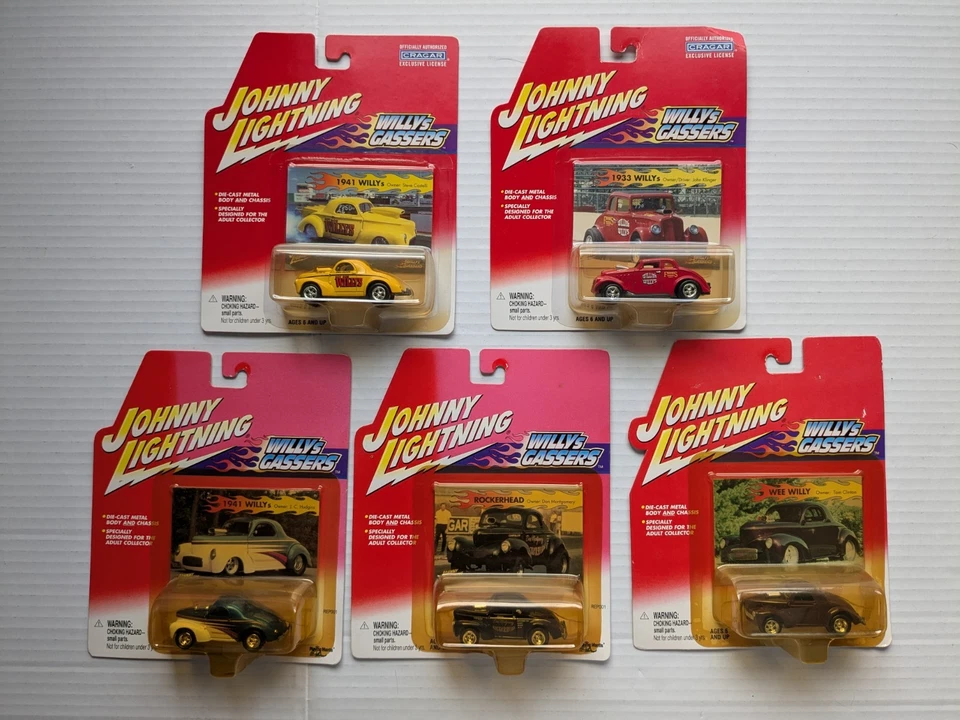 JOHNNY LIGHTNING WILLYS GASSERS Lot 25 Diecast Cars 1:64 New - Image 3 of 4