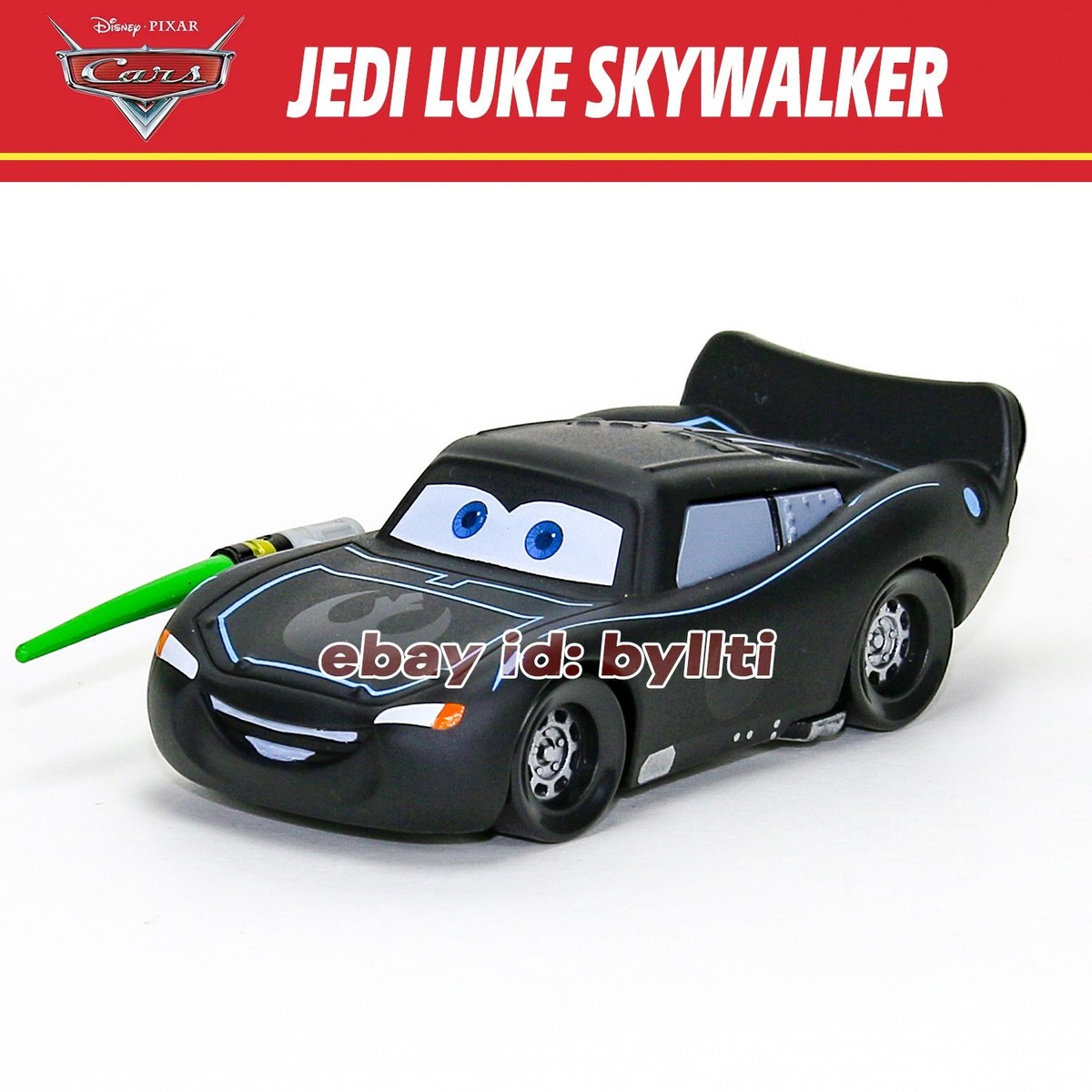 Mattel Disney Pixar Cars Lightning McQueen as Jedi Luke 1:55