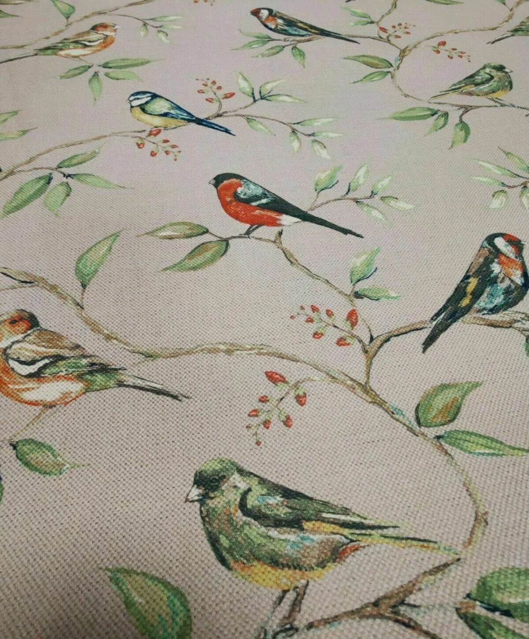 Art Of The Loom Dawn Chorus Lilac Curtain Upholstery Fabric 7.5 Metres