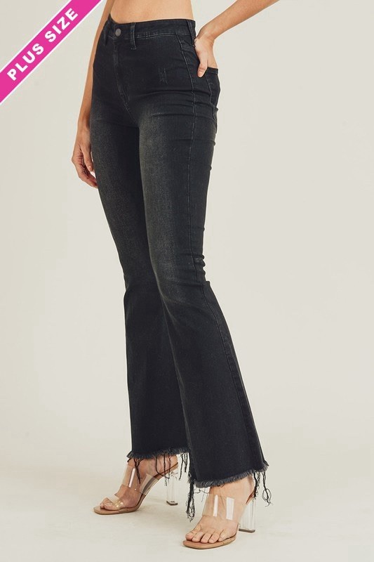 3X Black High Waist - Risen Jeans Women's