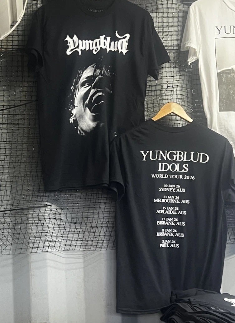 SALE! YUNGBLUD Australia T-shirt IDOLS 2026 NEW
