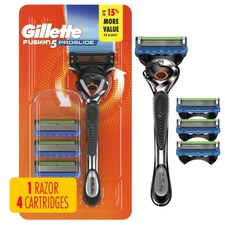 Gillette Fusion5 ProGlide Shaving Razor for Men, Razor Handle, 4 Razor Blade