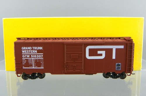 Tren de carga vintage Accurail 1543 calibre HO Grand Trunk GTW 516307 vagón de carga NUEVO | Zustand: New