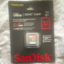 SanDisk Ultra 32GB SDHC Memory Card Class 10 High Speed SDSDU-032G-A11