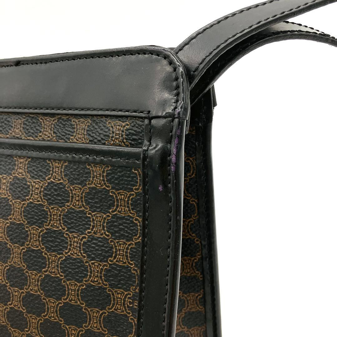 CELINE Macadam Pattern Clutch Second Hand Bag PVC… - image 10