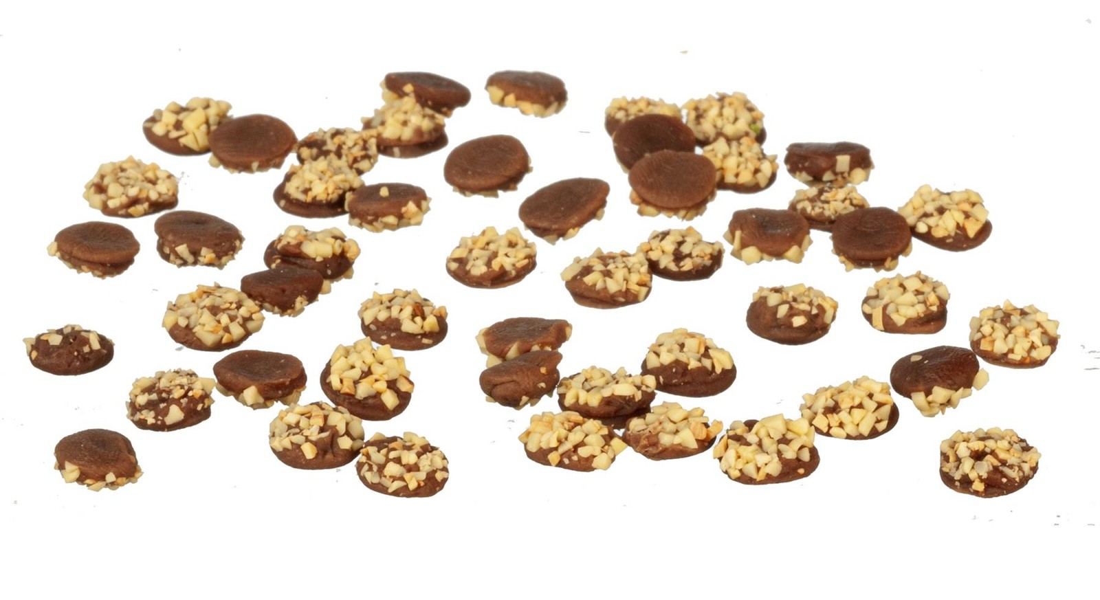 Dolls House Chocolate Chip Walnut Cookies Biscuits Bakery Shop Store Accessory