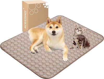 Summer Cooling Mat & Sleeping Pad Water Absorption , Easy Carry, EZ Clean, Ma...