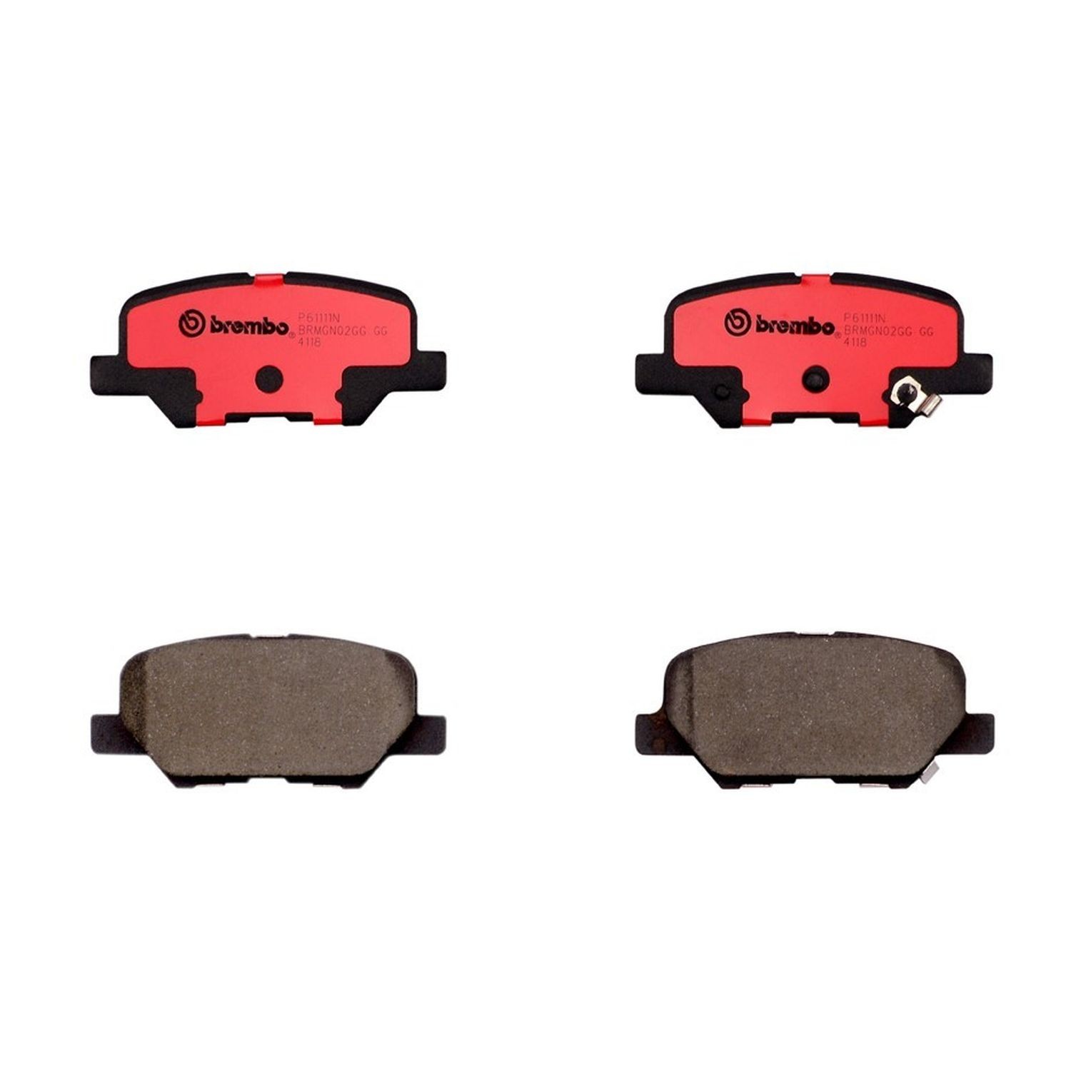 Brembo P61111N Disc Brake Pad Set For 12-24 3 6 Outlander Outlander Sport RVR