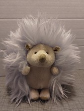 FAO Schwarz 6" Sparklers Plush Purple Lavendar Hedgehog Stuffed Animal Pal