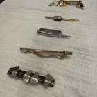 Vintage Collection of Five Tie Bars Clasps plus Tie Tack — photo 1