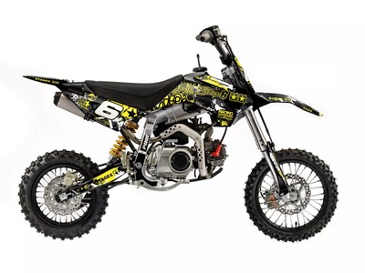 Dekor Kit Pitbike YCF Pilot Stage6 gelb / schwarz