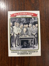 2023 Topps Heritage #NF-9 Freedom of Information Act News Flashbacks