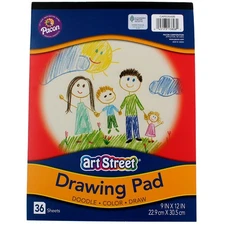 3 Pack Pacon Art Street Drawing Drawing Pad, 36 Ct