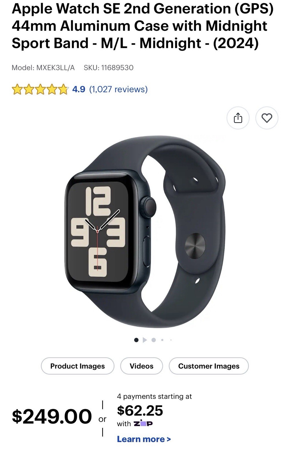Apple Watch Apple Watch SE 第二代