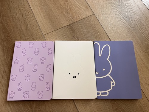 Juego de cuadernos de 3 piezas Miffy A5 cahiers libros de ejercicios, 80 páginas púrpura - Imagen 2 de 11