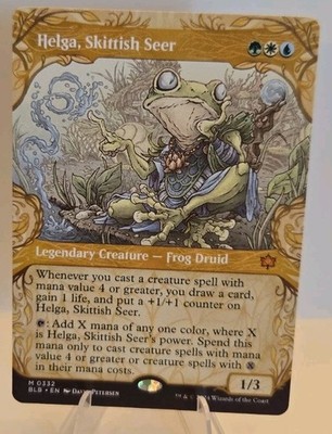 Helga, Skittish Seer (Showcase) MTG Bloomburrow Regular