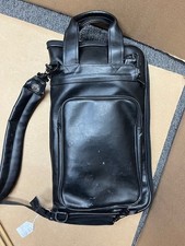 Ace Products Ent. Kaces III Leather Stick Bag W/ Strap Black 