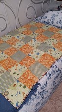 Handmade Quilted Baby Quilt Animal Design