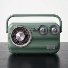 Retro Portable AM/FM Bluetooth Radio Green - Hearth  Hand with Magnolia