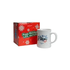 Dutch Bros Limited Edition Holiday Drinkware 2025 Christmas Retro Diner Mug 15oz