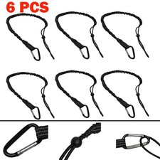6 Pack Tool Lanyard Scaffold Lanyard Tool Heavy Duty Tether Locking Carabiner