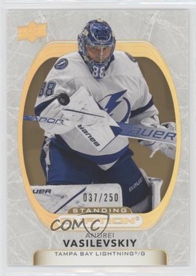 2021 Upper Deck Ovation Gold Spectrum Standing 37/250 Andrei Vasilevskiy #85 4om