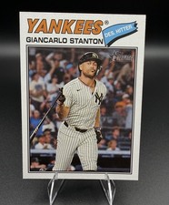 2026 Topps Heritage Giancarlo Stanton New York Yankees #250 Baseball Card