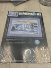 Dimensions Counted Cross Stitch Kit 'The Wave' Beach Horses #35026 16x10 Inches