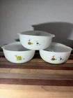 Vintage B.C. Comics Johnny Hart Anchor Hocking Fire King Cereal Bowls Set of 3