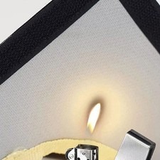 Camping Zeltkocher Schornstein feuerfestes Schutztuch für sicheres Kochen im Fr – Bild 7