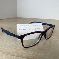 NEW Ray-Ban RB7047 5574 Eyeglasses Tortoise Navy Frames Only 54-17-140 NWOT