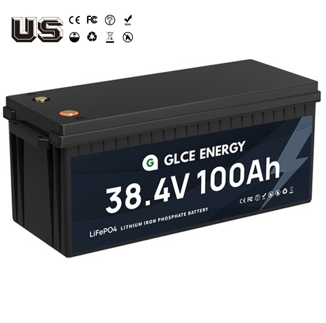 36V 100Ah LiFePO4 Lithium Battery with 100BMS For Golf Cart RV Off-Grid