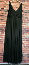 David's Bridal Black Bridesmaid Floorlength Dress Size 14