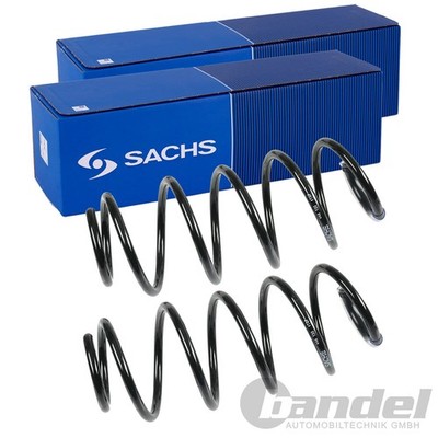 2x SACHS FAHRWERKSFEDER VORDERACHSE passend für FORD FUSION (JU_) 1.25 - 1.6