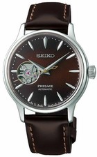 SEIKO PRESAGE SSA783J1 Automatic Watch Cocktail Time Open Heart Skeleton Brown