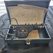 Vintage Burgess Vibrocrafters VIBRA-TOOL Engraving Tool With 11 Tips and Case