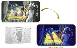 Canada 2023 'The Duncan Experience' Glow In The Dark' Colorized Silver Coin