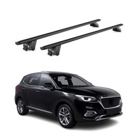 DachträGer GrundtäGer FüR MG HS I 2018-2024 100Kg Aluminium Schwarz 2 Tlg ABE