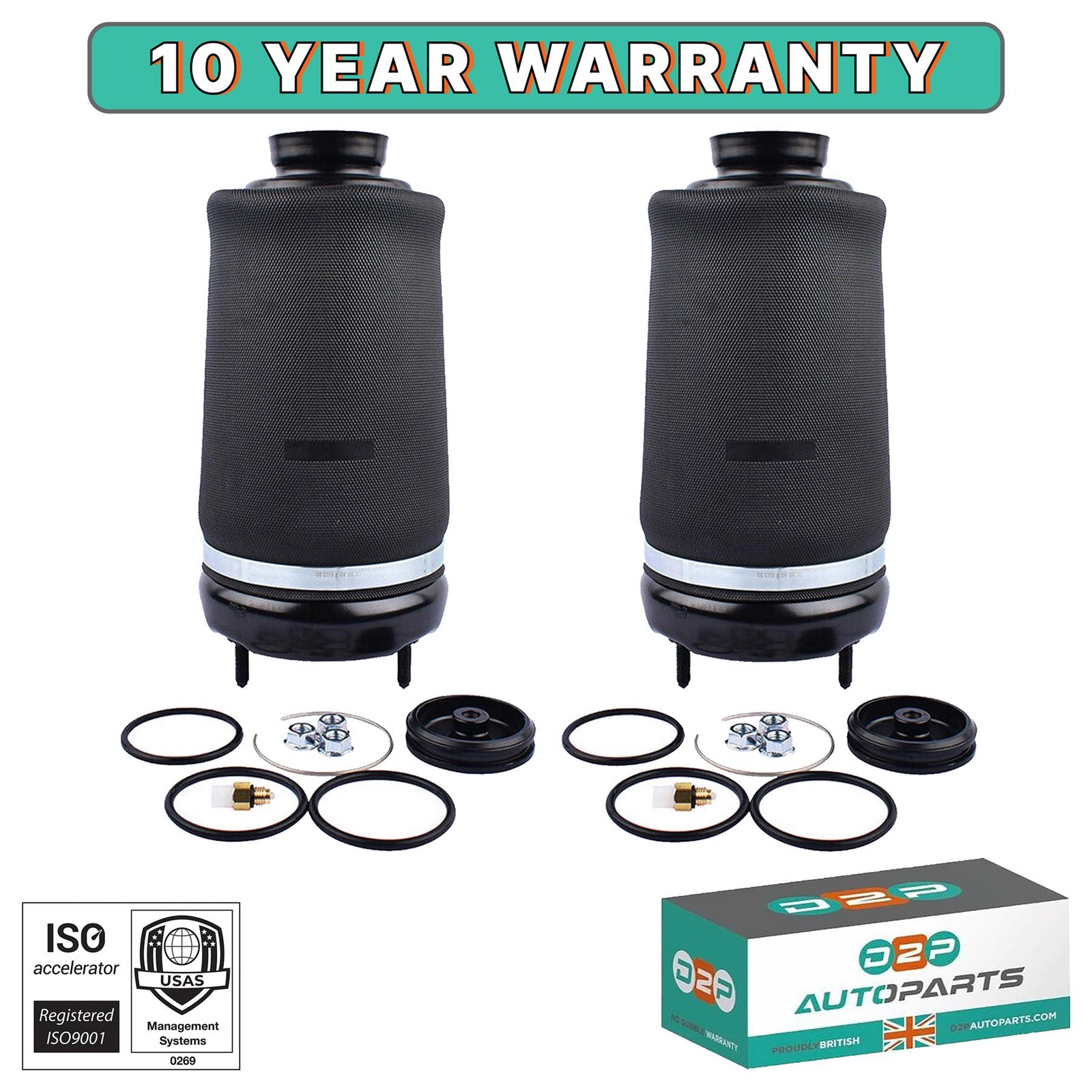 Front Air Suspension Spring Airbag For Mercedes M-Class W164 A1643206013 - Image 5
