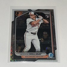 Jackson Holiday 2024 Bowman Chrome Mega Box Mojo Rookie #26 Orioles RC