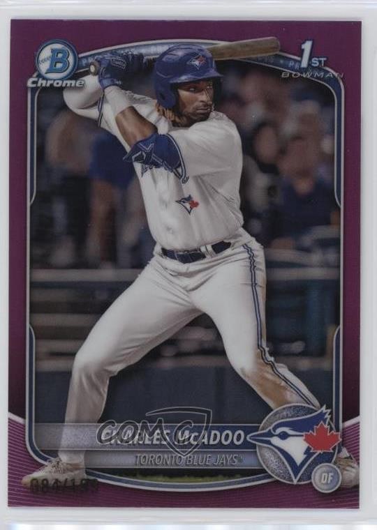 2025 Bowman Chrome Prospects Fuchsia Refractor /199 Charles McAdoo #BCP-150 1i3m